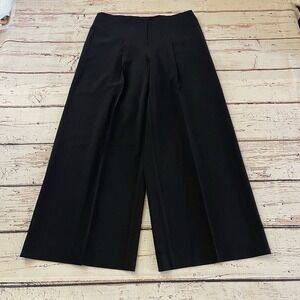 Elm Design Ultra Wide Leg Pleated Sleek Trousers Pants Women's Size 2 Inseam 30"